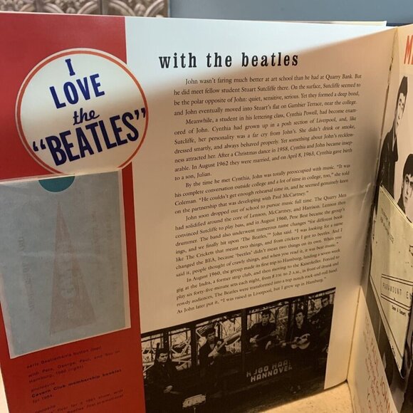 Lennon Legend Illustrated Biography Book & CD Set By James Henke Hardcover - Picture 9 of 12